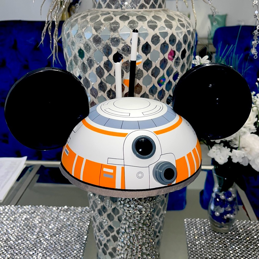 Disney Parks Star Wars R2D2 Mickey Mouse Ears Hat One Size Cap